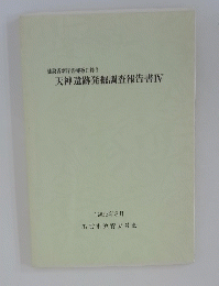 天神遺跡発掘調査報告書Ⅳ　1986年3月号