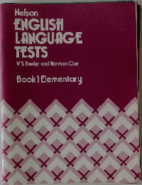 Nelson ENGLISH LANGUAGE TESTS