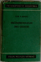 PHANOMENOLOGIE DES GEISTES