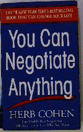 You Can Negotiate Anything
