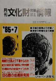 文化財情報　’85年7月号