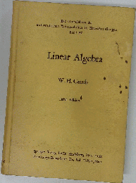 Linear algebra　Third　Edition