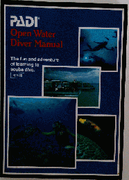 Open Water Diver Manual
