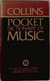Collins Pocket Dictionary of Music