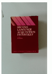 SECOND LANGUAGE ACQUISITION IN CONTEXT