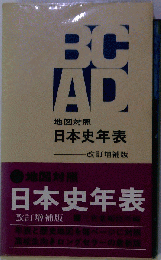 地図対照　日本史年表