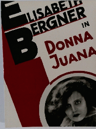 ELISABETH BERGNER IN DONNA JUANA