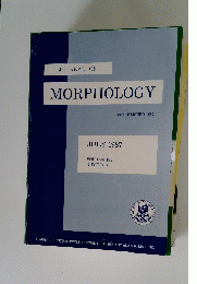 JOURNAL OF MORPHOLOGY ESTABLISHED 1887 JULY 1987