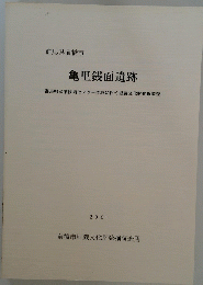 亀里銭面遺跡 　群馬県産業技術センタ　造成に伴う埋蔵文化財発　２００１年号