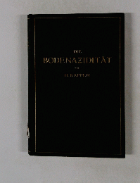 DIE BODENAZIDITAT