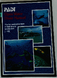 PADI Open Water Diver Manuel