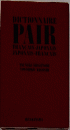 DICTIONNAIRE PAIR FRANCAIS-JAPONAIS JAPONAIS-FRANCAIS
