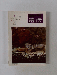 生物の科学　遺伝　1971年7月号