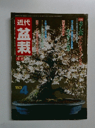 近代盆栽　1983年４月号