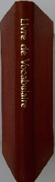 Livre de Vocabulaire