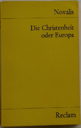 Die　Christenheit　oder　Europa　
