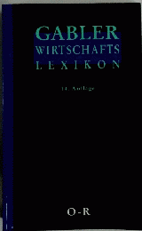 GABLER WIRTSCHAFTS LEXIKON 14. Auflage