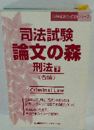 司法試験 論文の森 刑法 下
