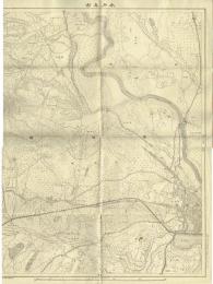 水戸上市　迅速測図二万分一の一部