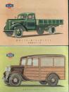 絵葉書　ニッサン号１８０型トラック　ダットサン・ライト・バン