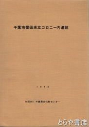 千葉市誉田県立コロニー内遺跡