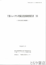 千葉ニュータウン埋蔵文化財調査報告書１６　印西市船尾白幡遺跡