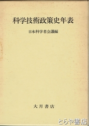 科学技術政策史年表