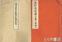 澹泊斎安積先生碑文集　近代先哲碑文集　４５
