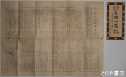 水戸名勝独案内　裏面・偕楽園好文亭平面図