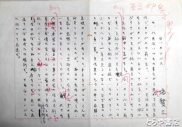 塙賢三草稿　「白いカンバス」