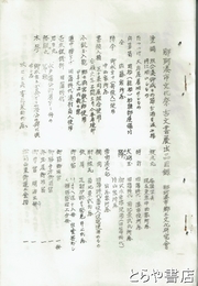 那珂湊市文化祭古文書展出品目録
