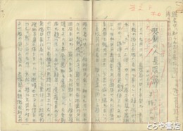 平輪光三草稿　「悲劇の人長塚節」