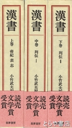 漢書　上・中・下　全３冊