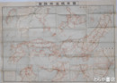 国有鉄道線路図　１０９×７９センチ　外地入