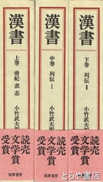 漢書　上・中・下　全３冊