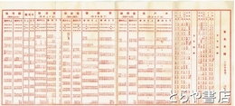 常磐銀行営業案内　時刻表（東北・水戸線・真岡・常総線・筑波線・常磐他）入