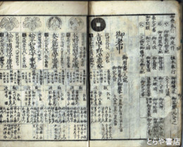 文政武鑑　諸御役目録