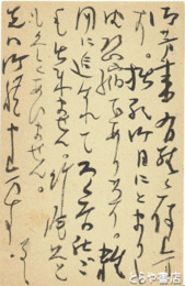 鹿児島寿蔵葉書