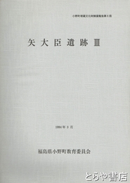 矢大臣遺跡３　小野町埋蔵文化財調査報告第６冊
