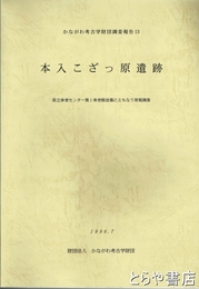 本入こざっ原遺跡　かながわ考古学財団調査報告１３