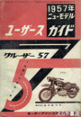 １９５７年　ニューモデル　ユーザース　ガイド　モーターファン３月号別冊附録