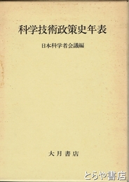 科学技術政策史年表