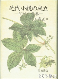 近代小説の成立　明治の青春