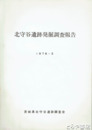 北守谷遺跡発掘調査報告