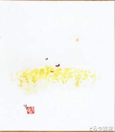 塙賢三色紙　花畑