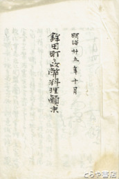 鉾田町町政弊料理顛末　原本