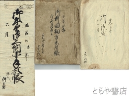 結城郡上山川村文書　御年貢御上納小手形帳・御新田畑方水改帳ほか