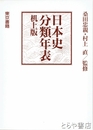 日本史分類年表　机上版