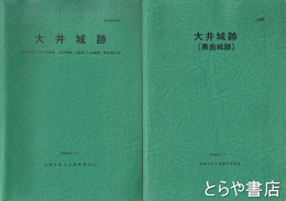 大井城跡（黒岩城跡）　昭和６１年・昭和６３年