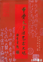 甲骨文書法芸術大観